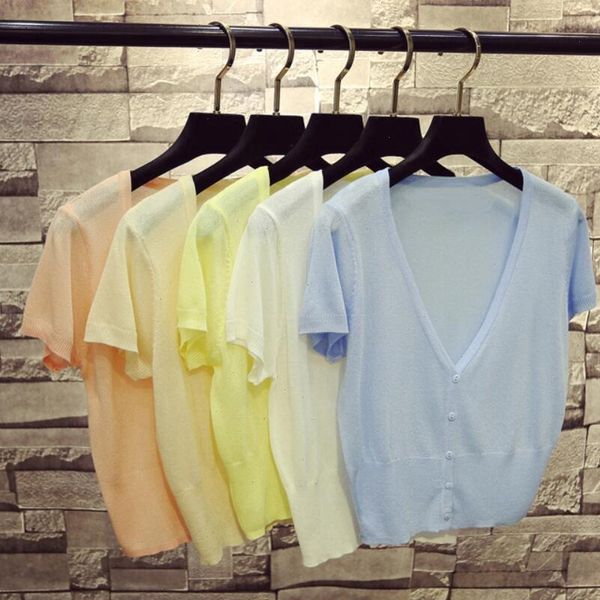 summer knitted womens sweater cardigan candy color shawl women clothes female short cardigans v neck sleeve thin coats ladies, White;black
summer knitted womens sweater cardigan candy color shawl women clothes female short cardigans v neck sleeve thin coats ladies, White;black