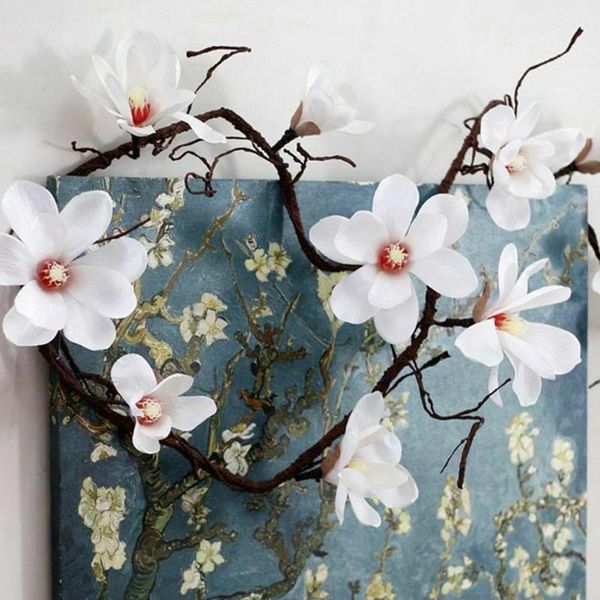decorative flowers & wreaths 185cm artificial magnolia silk fake flower orchid wall tree branches rattan vine wedding decoration
decorative flowers & wreaths 185cm artificial magnolia silk fake flower orchid wall tree branches rattan vine wedding decoration