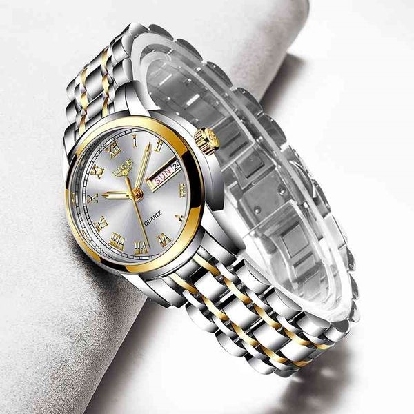 lige gold watch women watches ladies creative steel women bracelet watches female waterproof clock relogio feminino 210527, Slivery;brown
lige gold watch women watches ladies creative steel women bracelet watches female waterproof clock relogio feminino 210527, Slivery;brown