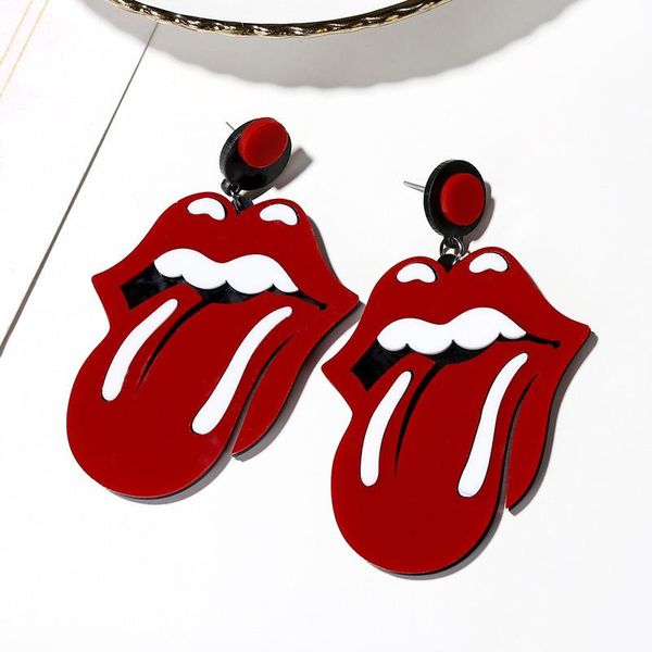 funny acrylic creative geometry tongue earrings for women grunge style punk statement pendants cool jewelry dangle & chandelier, Silver
funny acrylic creative geometry tongue earrings for women grunge style punk statement pendants cool jewelry dangle & chandelier, Silver
