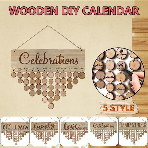 decorative objects & figurines family holiday plaque diy wall calendar wooden birthday wedding anniversary reminder wood pendants
decorative objects & figurines family holiday plaque diy wall calendar wooden birthday wedding anniversary reminder wood pendants