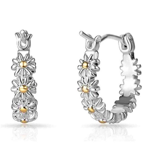 hoop & huggie sweet women daisy round earrings for romantic bridal wedding party jewelry gifts, Golden;silver
hoop & huggie sweet women daisy round earrings for romantic bridal wedding party jewelry gifts, Golden;silver
