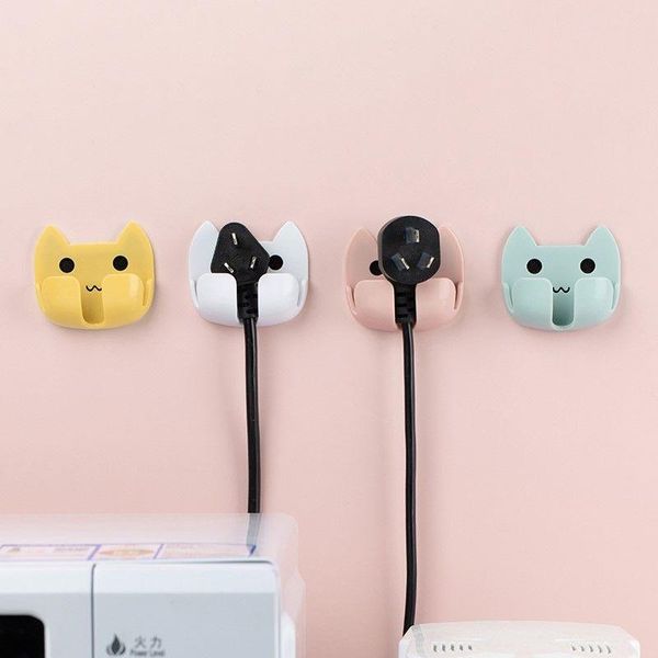 hooks & rails 2pcs cartoon power cord storage rack strong adhesive hook multi-purpose organizer key
hooks & rails 2pcs cartoon power cord storage rack strong adhesive hook multi-purpose organizer key