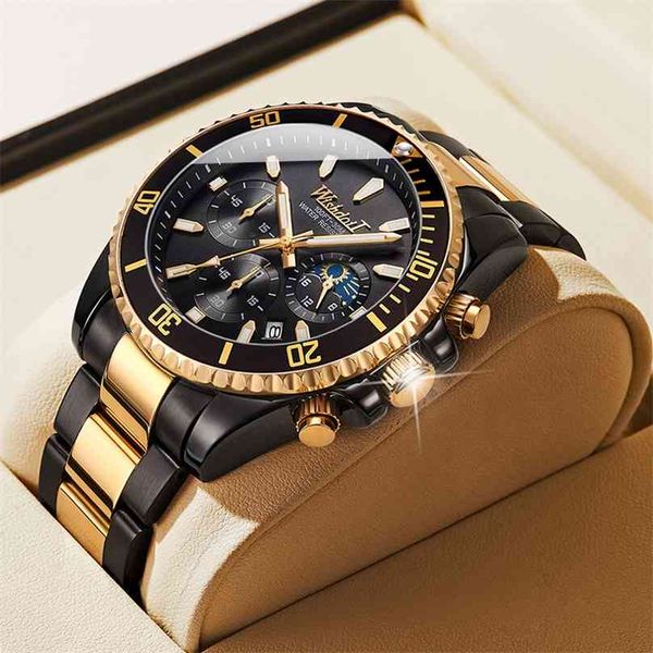 doit men's casual sports watch, luxury brand waterproof luminous stainless steel wrist watch 210609, Slivery;brown
doit men's casual sports watch, luxury brand waterproof luminous stainless steel wrist watch 210609, Slivery;brown