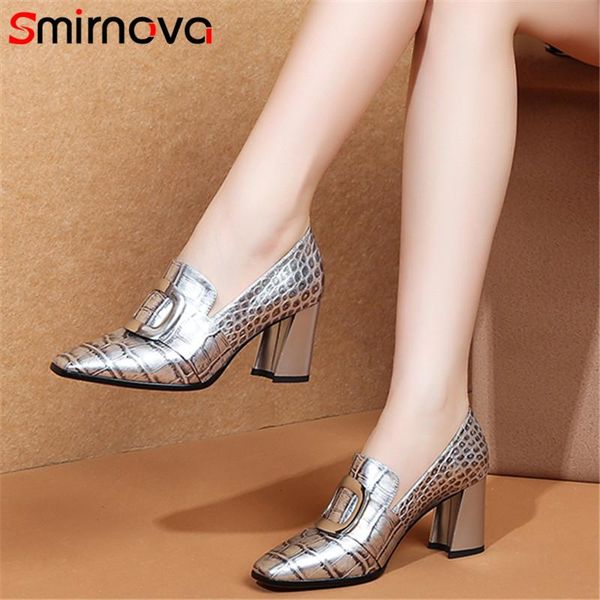 dress shoes smirnova 2021 genuine leather women pumps square toe buckle spring autumn single woman, Black
dress shoes smirnova 2021 genuine leather women pumps square toe buckle spring autumn single woman, Black