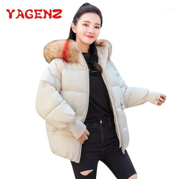 women's down & parkas yagenz fashion winter jacket women fur collar hooded coat thicken warm female outerwear 1681, Black
women's down & parkas yagenz fashion winter jacket women fur collar hooded coat thicken warm female outerwear 1681, Black