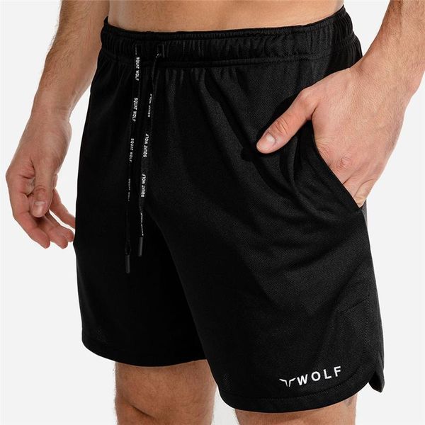 men's shorts 2021 gyms fitness bodybuilding sport mesh breathable quick dry workout training summer male short pants, White;black
men's shorts 2021 gyms fitness bodybuilding sport mesh breathable quick dry workout training summer male short pants, White;black