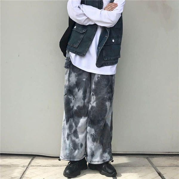 women's pants & capris pocket cargo bf style autumn dark street hip-hop tie-dye wide-leg loose straight leg adjustable foot trouse, Black;white
women's pants & capris pocket cargo bf style autumn dark street hip-hop tie-dye wide-leg loose straight leg adjustable foot trouse, Black;white