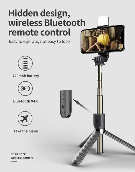 bluetooth selfie stick monopod mini tripod with led fill light and shutter remote for ios android mobile phone monopods
bluetooth selfie stick monopod mini tripod with led fill light and shutter remote for ios android mobile phone monopods