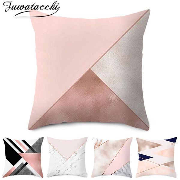fuwatacchi geometric cushion cover pink splicing wave plaid decorative pillows for home sofa polyester throw pillowcases cushion/decorative
fuwatacchi geometric cushion cover pink splicing wave plaid decorative pillows for home sofa polyester throw pillowcases cushion/decorative
