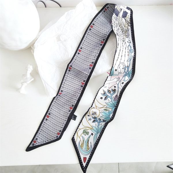 Oyx tarot's twill versatile double-layer ties printing and multi-functional cravat ribbon tarot's twill silk scarf women's ve, Black;gray
Oyx tarot's twill versatile double-layer ties printing and multi-functional cravat ribbon tarot's twill silk scarf women's ve, Black;gray