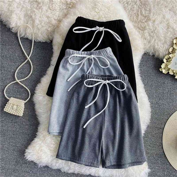 women's shorts fashion casual wide-leg women's summer loose korean elastic waist straight all-match sweat shorts woman uku7, White;black
women's shorts fashion casual wide-leg women's summer loose korean elastic waist straight all-match sweat shorts woman uku7, White;black