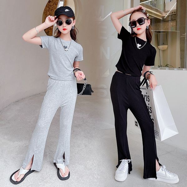2022 new summer baby girl split wide leg pants suit new korean sweet children net red loose knit suit kids clothes girls sets, White
2022 new summer baby girl split wide leg pants suit new korean sweet children net red loose knit suit kids clothes girls sets, White