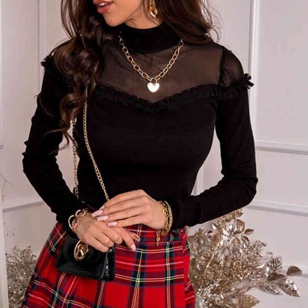 knits women elegant lace patchwork blouse shirts see mesh office ladies fashion casual solid long sleeve slim blusa 0rvo 7y6t, White
knits women elegant lace patchwork blouse shirts see mesh office ladies fashion casual solid long sleeve slim blusa 0rvo 7y6t, White