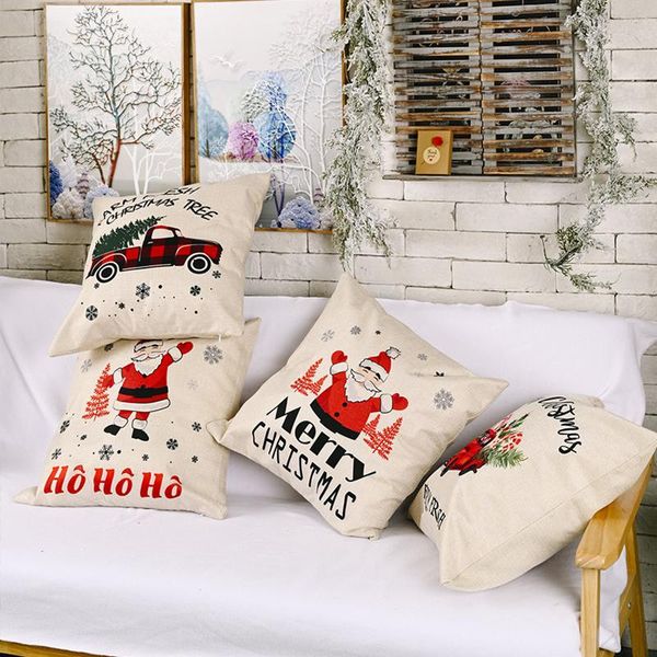pillow case christmas covers rustic santa claus pickup truck farmhouse throw cushion for sofa couch bed and car
pillow case christmas covers rustic santa claus pickup truck farmhouse throw cushion for sofa couch bed and car