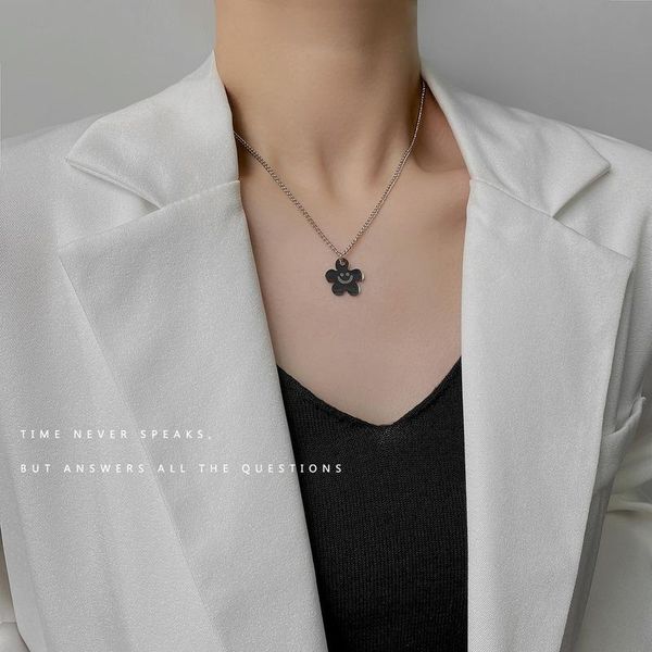 chains necklace woman smile flower necklaces women pendant ladies jewellery lady jewelry silver color trendy alloy collier
chains necklace woman smile flower necklaces women pendant ladies jewellery lady jewelry silver color trendy alloy collier