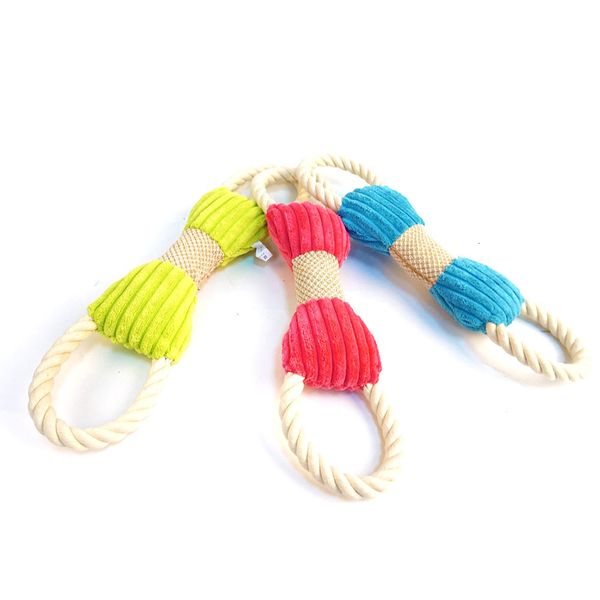 dog toy vocal plush candy shape gnawing cotton rope molar to prevent home damage 
dog toy vocal plush candy shape gnawing cotton rope molar to prevent home damage