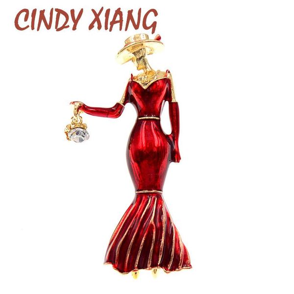 pins, brooches cindy xiang dress women beautiful enamel girl a crystal bag in hand brooch pin accessories wear hat lady jewelry gift, Gray
pins, brooches cindy xiang dress women beautiful enamel girl a crystal bag in hand brooch pin accessories wear hat lady jewelry gift, Gray