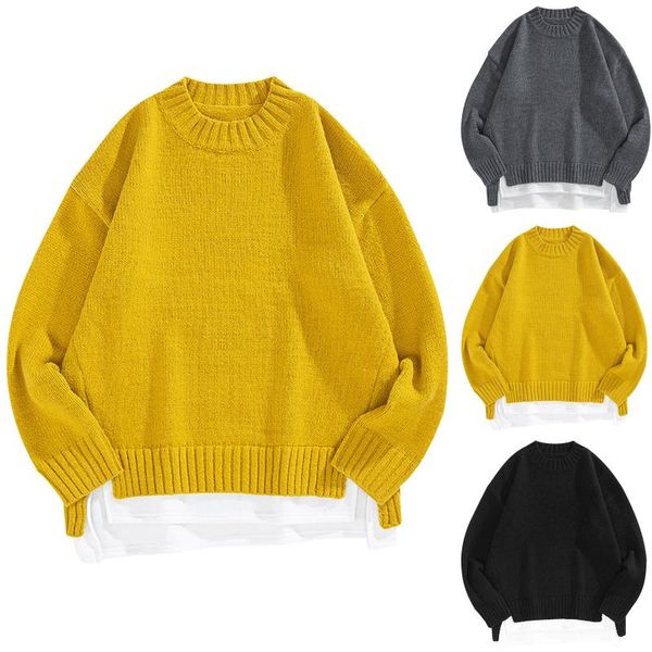 women's sweaters 3 color solid men women 2021 autumn korean style pullovers harajuku streetwear male clothing couple sweater #t3g, White;black
women's sweaters 3 color solid men women 2021 autumn korean style pullovers harajuku streetwear male clothing couple sweater #t3g, White;black