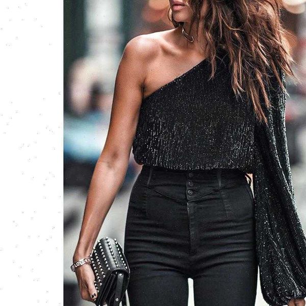 tied backless one shoulder womens blouses sequins solid color lantern sleeve clubwear lace up shirts, White
tied backless one shoulder womens blouses sequins solid color lantern sleeve clubwear lace up shirts, White
