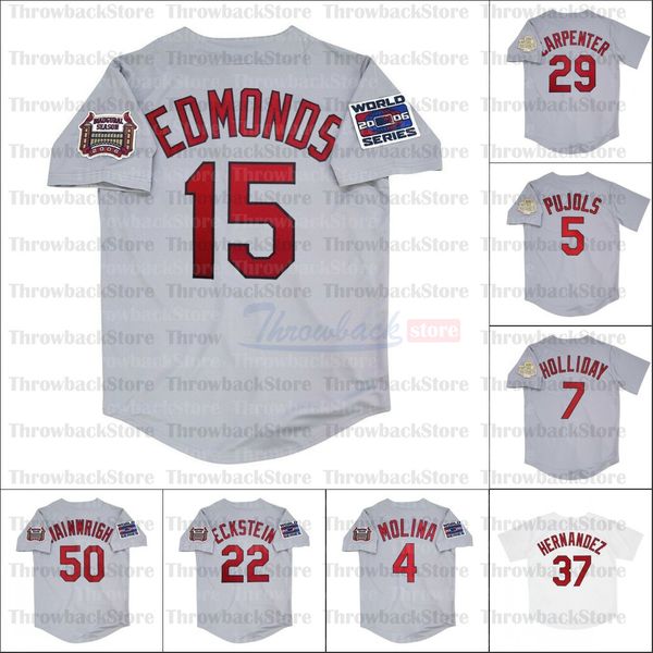 retro baseball jersey 2006 and 2011 st.louis jerseys 5 albert pujols 15 jim edmonds 4 yadier molina 29 chris carpenter, Blue;black
retro baseball jersey 2006 and 2011 st.louis jerseys 5 albert pujols 15 jim edmonds 4 yadier molina 29 chris carpenter, Blue;black