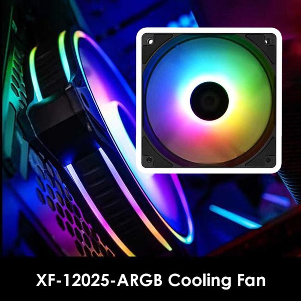 cooling fan xf-12025-argb pwm pc case 120mm addressable rgb for air cooler computer water accessory fans & coolings
cooling fan xf-12025-argb pwm pc case 120mm addressable rgb for air cooler computer water accessory fans & coolings