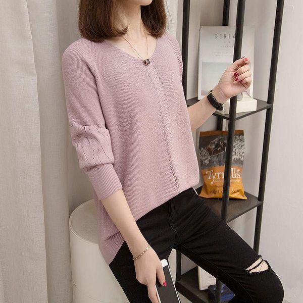 women's sweaters autumn and winter coat loose was thin large size knitted bottoming shirt women pullover sweater, White;black
women's sweaters autumn and winter coat loose was thin large size knitted bottoming shirt women pullover sweater, White;black