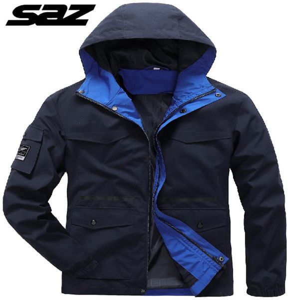 men's jackets saz windbreaker softshell outdoor jacket waterproof windproof hooded sports flight pilot hood coat, Black;brown
men's jackets saz windbreaker softshell outdoor jacket waterproof windproof hooded sports flight pilot hood coat, Black;brown
