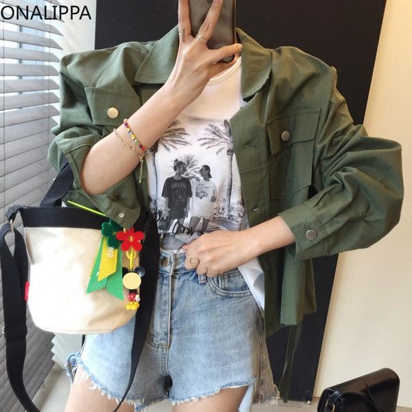 women's jackets onalippa coats female retro temperament lapel chic drawstring design loose short single-breasted tooling long-sleeved j, Black;brown
women's jackets onalippa coats female retro temperament lapel chic drawstring design loose short single-breasted tooling long-sleeved j, Black;brown