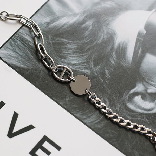 disc smooth surface simple neutral fashion bracelet women's stainless steel does not fade, Golden;silver
disc smooth surface simple neutral fashion bracelet women's stainless steel does not fade, Golden;silver