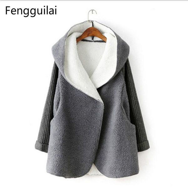 women's sweaters women long knitted cardigans female fashion winter sweater patchwork hooded jacket coat thick warm knitwear, White;black
women's sweaters women long knitted cardigans female fashion winter sweater patchwork hooded jacket coat thick warm knitwear, White;black