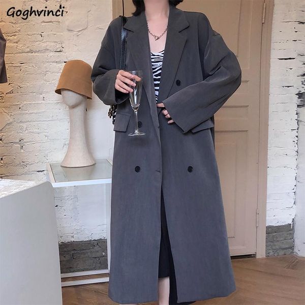 women's trench coats women coat solid simple loose slim back-slit wide-waisted korean fashion trendy all-match office lady students dai, Tan;black
women's trench coats women coat solid simple loose slim back-slit wide-waisted korean fashion trendy all-match office lady students dai, Tan;black