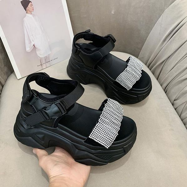 sandals 2021 chunky women fashion casual high heel 7cm summer outdoor open-toe platform sport beach sandalia mujer, Black
sandals 2021 chunky women fashion casual high heel 7cm summer outdoor open-toe platform sport beach sandalia mujer, Black