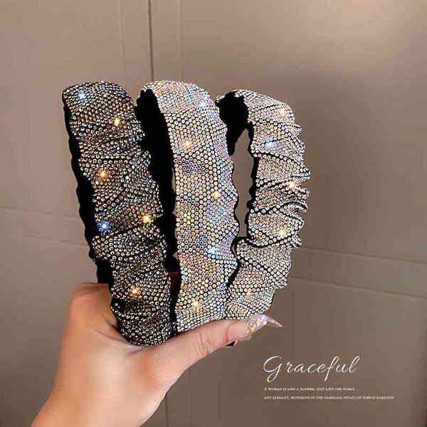 hair jewelry baroque french water drill full band exaggerated pressed fold headband korean creative luxury dress girl, Golden;white
hair jewelry baroque french water drill full band exaggerated pressed fold headband korean creative luxury dress girl, Golden;white
