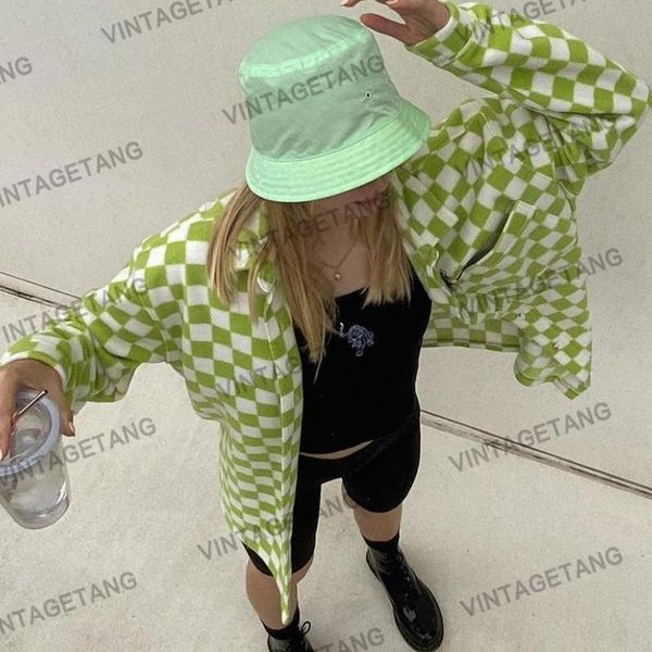 women's jackets b-toto american retro green checkerboard shirt plaid jacket female autumn tide ins loose 2021 fashion, Black;brown
women's jackets b-toto american retro green checkerboard shirt plaid jacket female autumn tide ins loose 2021 fashion, Black;brown