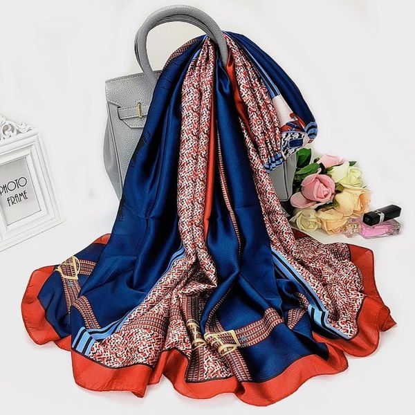 scarves 2021 summer 180x90cm beach towel color matching female high-grade silk scarf dustproof bandana fashion shawl, Blue;gray
scarves 2021 summer 180x90cm beach towel color matching female high-grade silk scarf dustproof bandana fashion shawl, Blue;gray