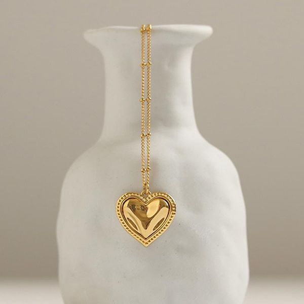 pendant necklaces heart shaped necklace plated with super beautiful classic atmosphere luxury jewelry birthday wedding anniversary gift, Silver
pendant necklaces heart shaped necklace plated with super beautiful classic atmosphere luxury jewelry birthday wedding anniversary gift, Silver