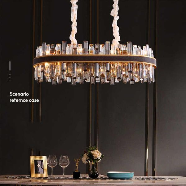 chandeliers zuuuvny led postmodern grey&clear crystal black leather round iron chandelier ceiling hanging light lustre suspension luminaire
chandeliers zuuuvny led postmodern grey&clear crystal black leather round iron chandelier ceiling hanging light lustre suspension luminaire