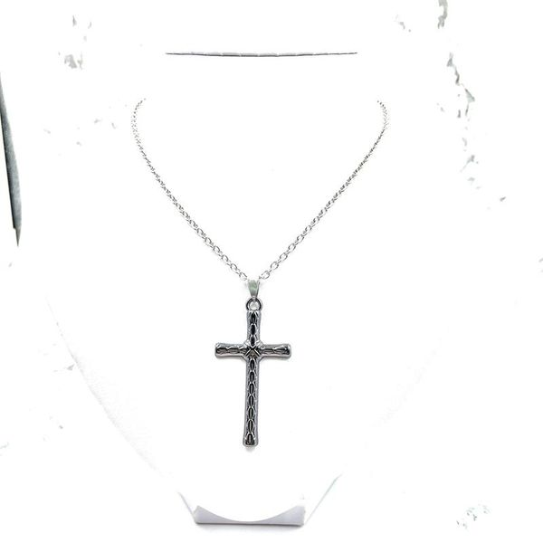 pendant necklaces light luxury fashion cross men's titanium steel creative student jewelry street personality rock ladies punk necklace, Silver
pendant necklaces light luxury fashion cross men's titanium steel creative student jewelry street personality rock ladies punk necklace, Silver