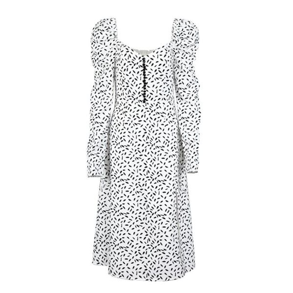 casual dresses fanco square collar white leaf print dress women slim 2021 autumn vintage puff long sleeved female elegant min-calf vestidos, Black;gray
casual dresses fanco square collar white leaf print dress women slim 2021 autumn vintage puff long sleeved female elegant min-calf vestidos, Black;gray