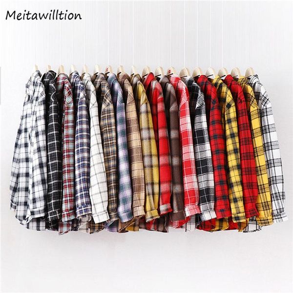 women's blouses & shirts 2021 autumn women plaid shirt female chic checked blouse casual loose long sleeve cotton korean, White
women's blouses & shirts 2021 autumn women plaid shirt female chic checked blouse casual loose long sleeve cotton korean, White