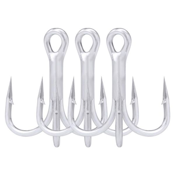 fishing hooks 10pcs hook high-carbon high strength 3x steel matte tin treble for saltwater lake river sea accessories
fishing hooks 10pcs hook high-carbon high strength 3x steel matte tin treble for saltwater lake river sea accessories