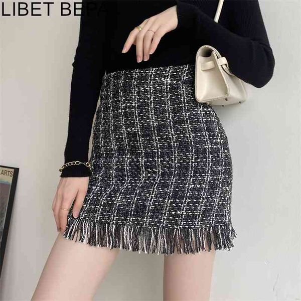new autumn winter women woolen mini skirt in a cage vintage plaid tassel package hip skater high waist lady skirt sk5583 210329, Black
new autumn winter women woolen mini skirt in a cage vintage plaid tassel package hip skater high waist lady skirt sk5583 210329, Black