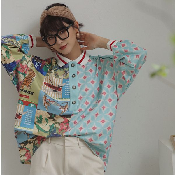 women printed shirt turn down collar long sleeve shirts female fashion spring summer arrivals 2d1609 210507, White
women printed shirt turn down collar long sleeve shirts female fashion spring summer arrivals 2d1609 210507, White