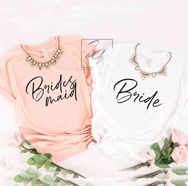 women's t-shirt maid of honor bride short sleeve tshirt female causal cotton single wedding shirt party ulzzang drop zu2t, White
women's t-shirt maid of honor bride short sleeve tshirt female causal cotton single wedding shirt party ulzzang drop zu2t, White