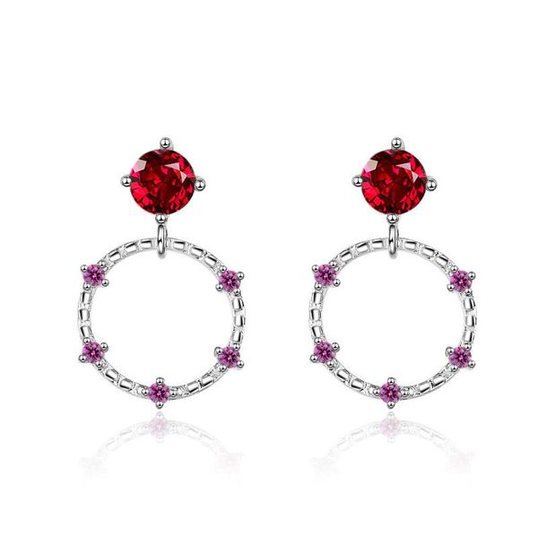 stud trendy female red crystal flower earrings jewelry silver plated for women accessories, Golden;silver
stud trendy female red crystal flower earrings jewelry silver plated for women accessories, Golden;silver