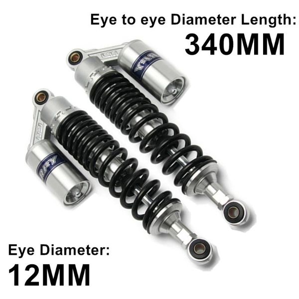 parts spring 8mm 13.5" 340mm black silver rear air absorber suspension motorcycle scooter dirt bike motors atv quad d30
parts spring 8mm 13.5" 340mm black silver rear air absorber suspension motorcycle scooter dirt bike motors atv quad d30