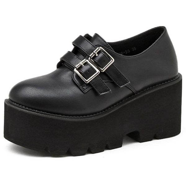 female pumps black platform buckle strap round toe women thick bottom high heel stylish shoesw oman dress shoes
female pumps black platform buckle strap round toe women thick bottom high heel stylish shoesw oman dress shoes