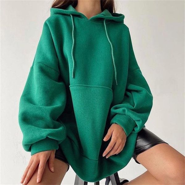 women's hoodies & sweatshirts fleece oversize drop shoulder women solid lace up pockets long sleeve loose sweatshirt female 2021 fashi, Black
women's hoodies & sweatshirts fleece oversize drop shoulder women solid lace up pockets long sleeve loose sweatshirt female 2021 fashi, Black