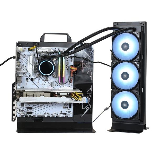 fans & coolings mxlc external water cooling dock bracket for itx computer case lap240 360mm cooler radiator multifunction stent
fans & coolings mxlc external water cooling dock bracket for itx computer case lap240 360mm cooler radiator multifunction stent